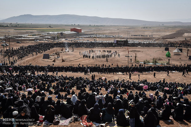 برگ‌ترین تعزیه میدانی کشور در صحرارود فسا
